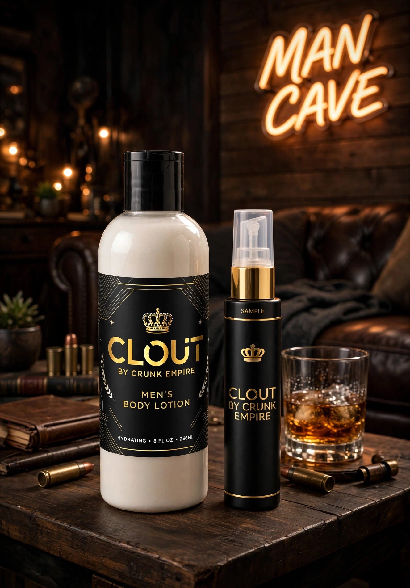 CLOUT BY CRUNK EMPIRE Cologne lotion set